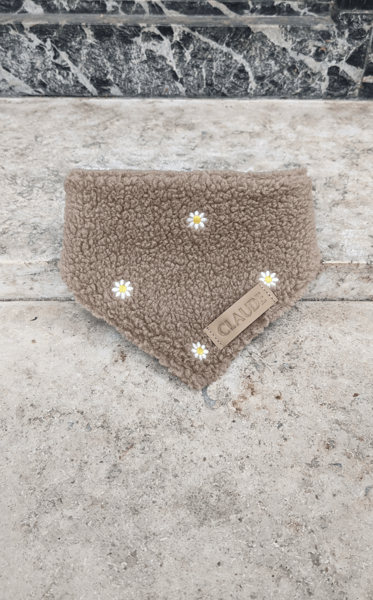 FLOWER FIELDS | Wendehalstuch taupe - RudisRudel