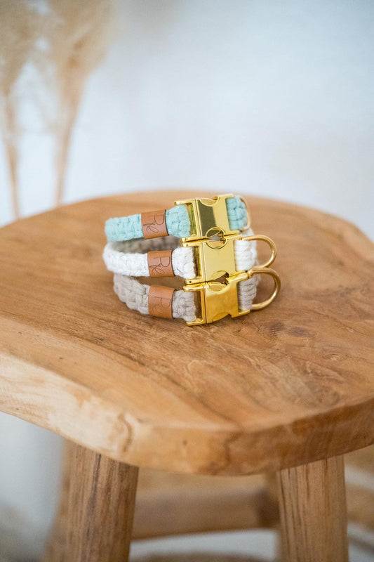 Halsband aus Makramee | COLOUR CLASH - RudisRudel