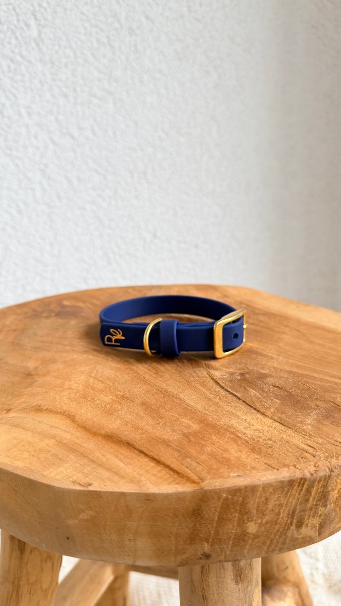 Halsband Biothane 16mm DUNKELBLAU HU 25 - RudisRudel