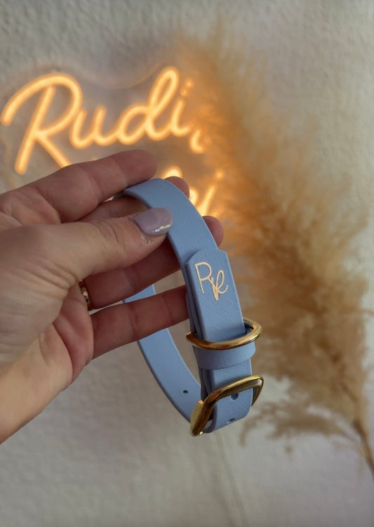 Halsband Biothane 19mm BABY BLAU HU 29/ NOCH BESTIMMBAR - RudisRudel