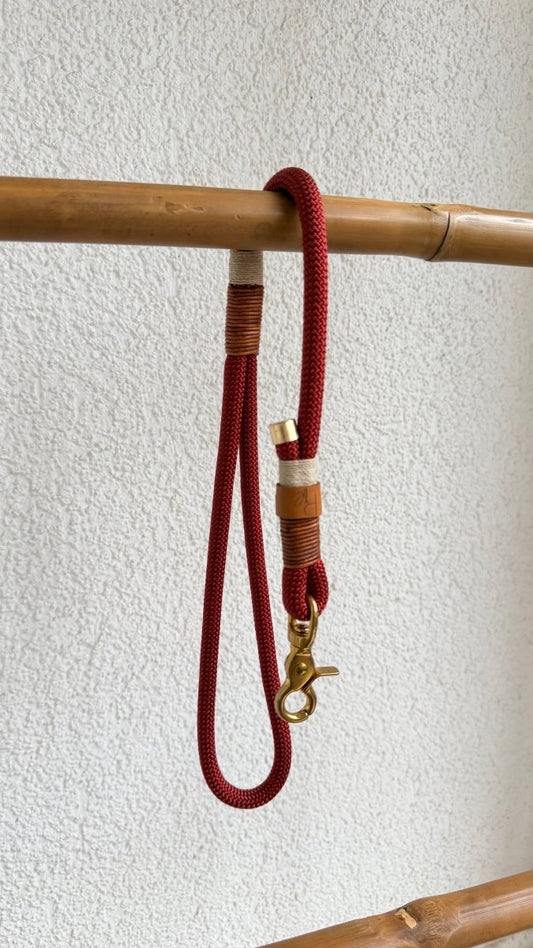Handschlaufe Tauseil 10mm DUNKELROT - RudisRudel