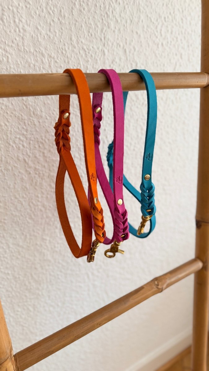 Handschlaufen Fettleder 15mm | COLOUR CLASH COLLECTION - RudisRudel
