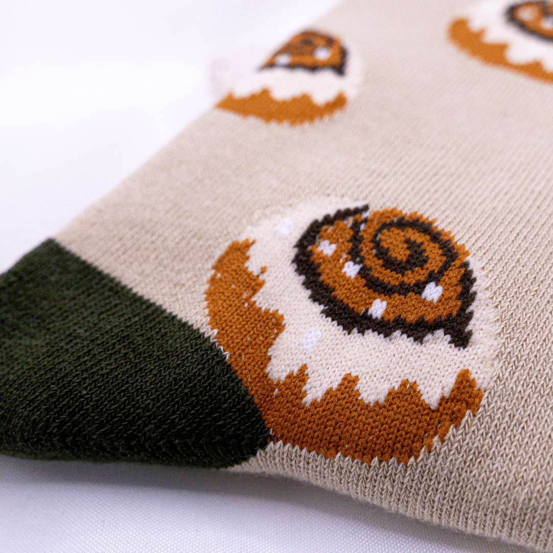 KANELBULLE | Baumwollsocken Zimtschnecke - RudisRudel