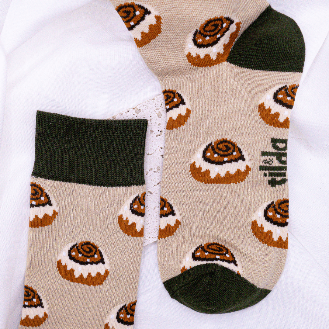 KANELBULLE | Baumwollsocken Zimtschnecke - RudisRudel