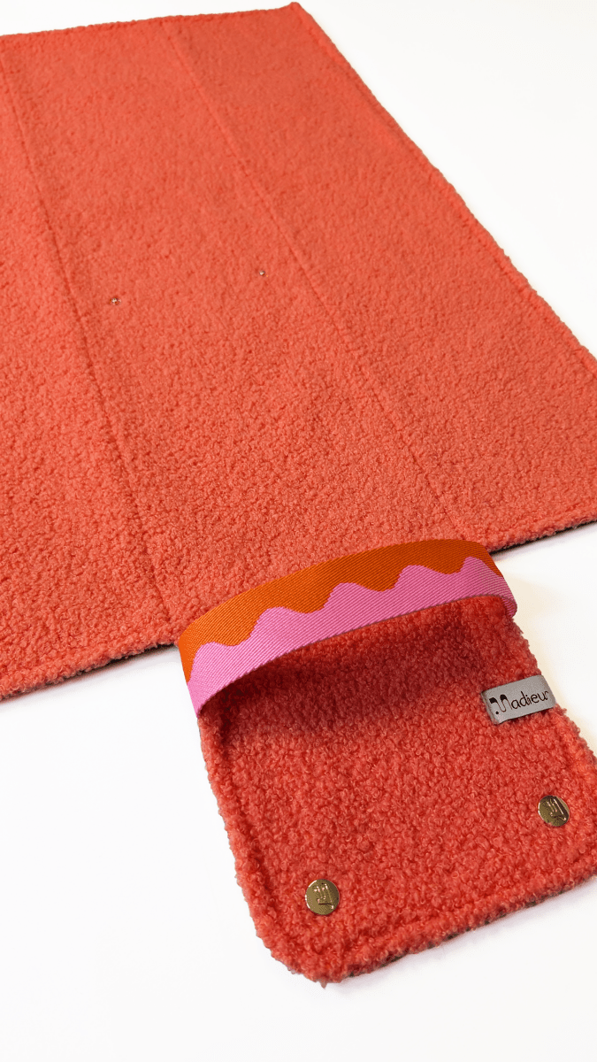 MADIEUR TO GO | Reisedecke orange | SUMMER EDITION - RudisRudel