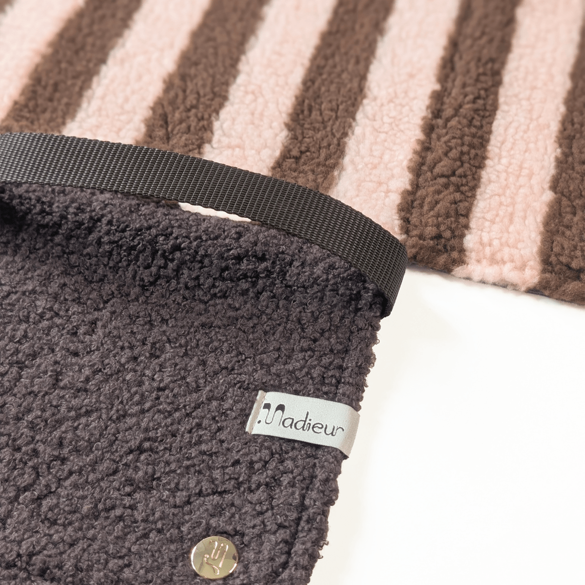 MADIEUR TO GO | Reisedecke Rosé Stripes - RudisRudel