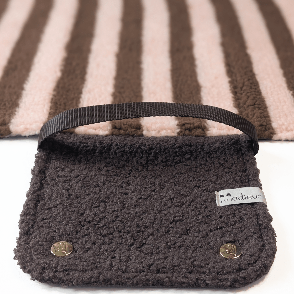 MADIEUR TO GO | Reisedecke Rosé Stripes - RudisRudel
