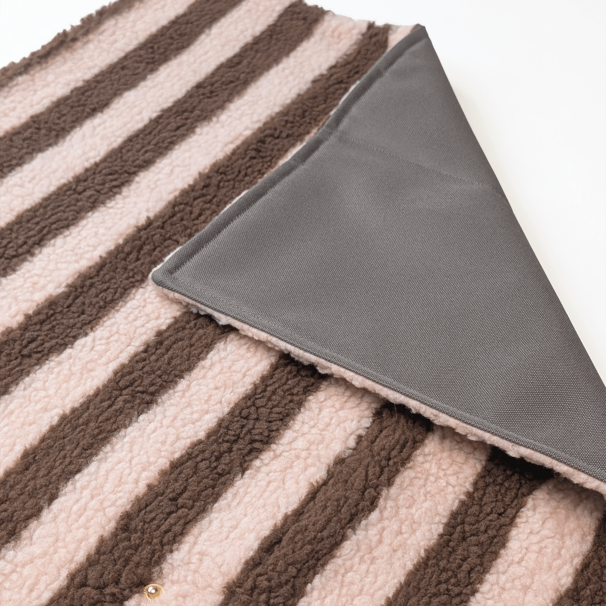 MADIEUR TO GO | Reisedecke Rosé Stripes - RudisRudel