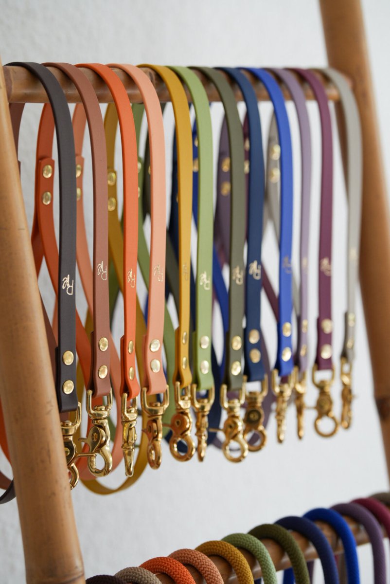 Mix & Match Bundle | 3 - teilige Leine + Biothanehalsband | BOHO CHIC - RudisRudel