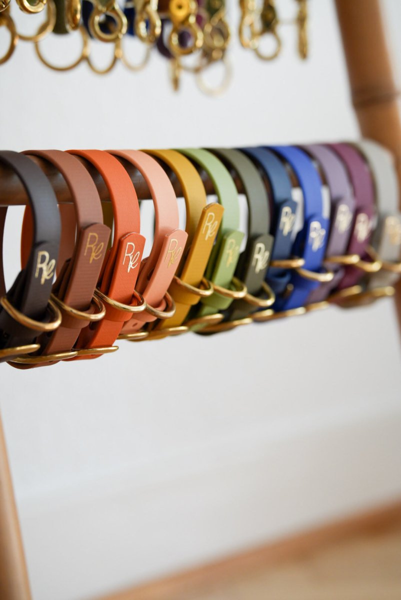 Mix & Match Bundle | 3 - teilige Leine + Biothanehalsband | BOHO CHIC - RudisRudel