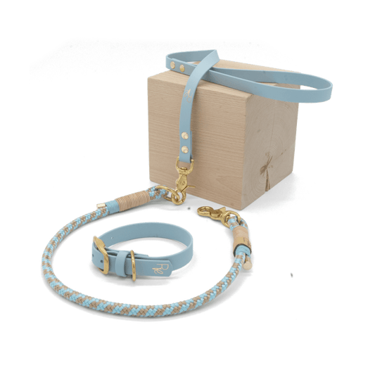 Mix & Match Set | Handschlaufe + Halsband Biothane & Unterteil Tauseil | PASTEL DREAMS - RudisRudel