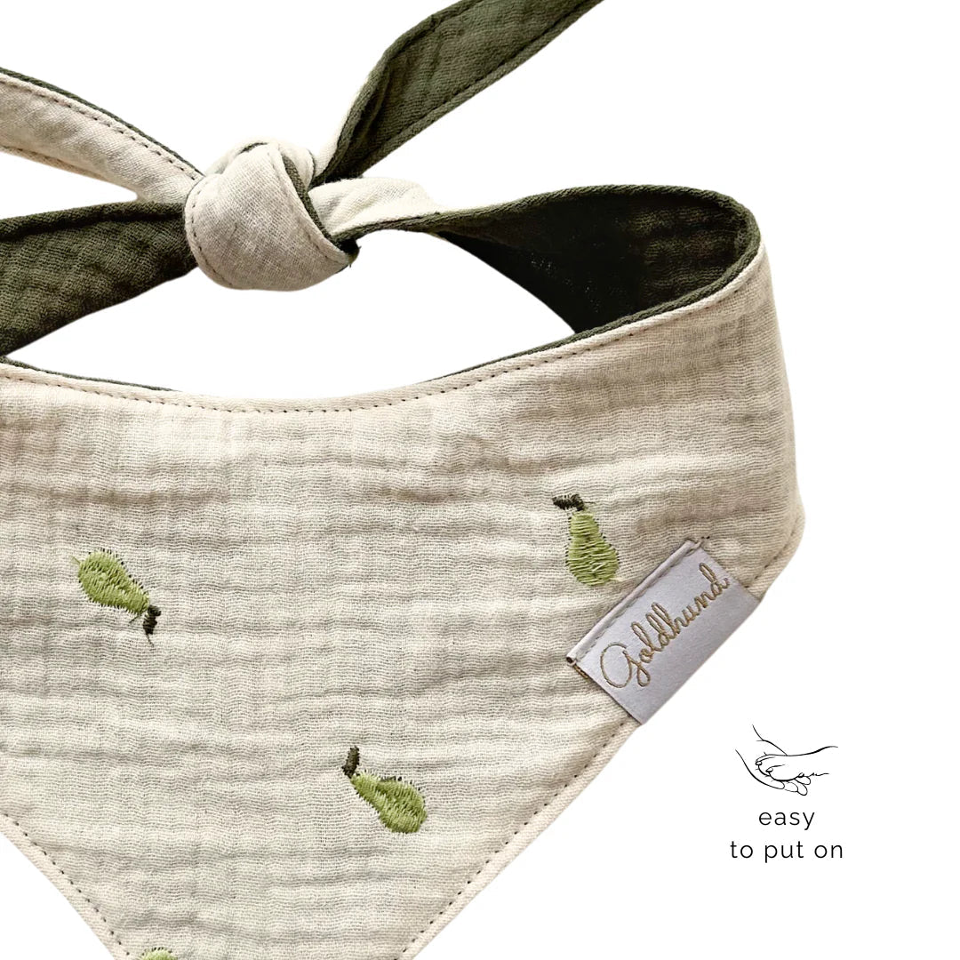 PEAR | Halstuch mit Birnenstickerei - RudisRudel