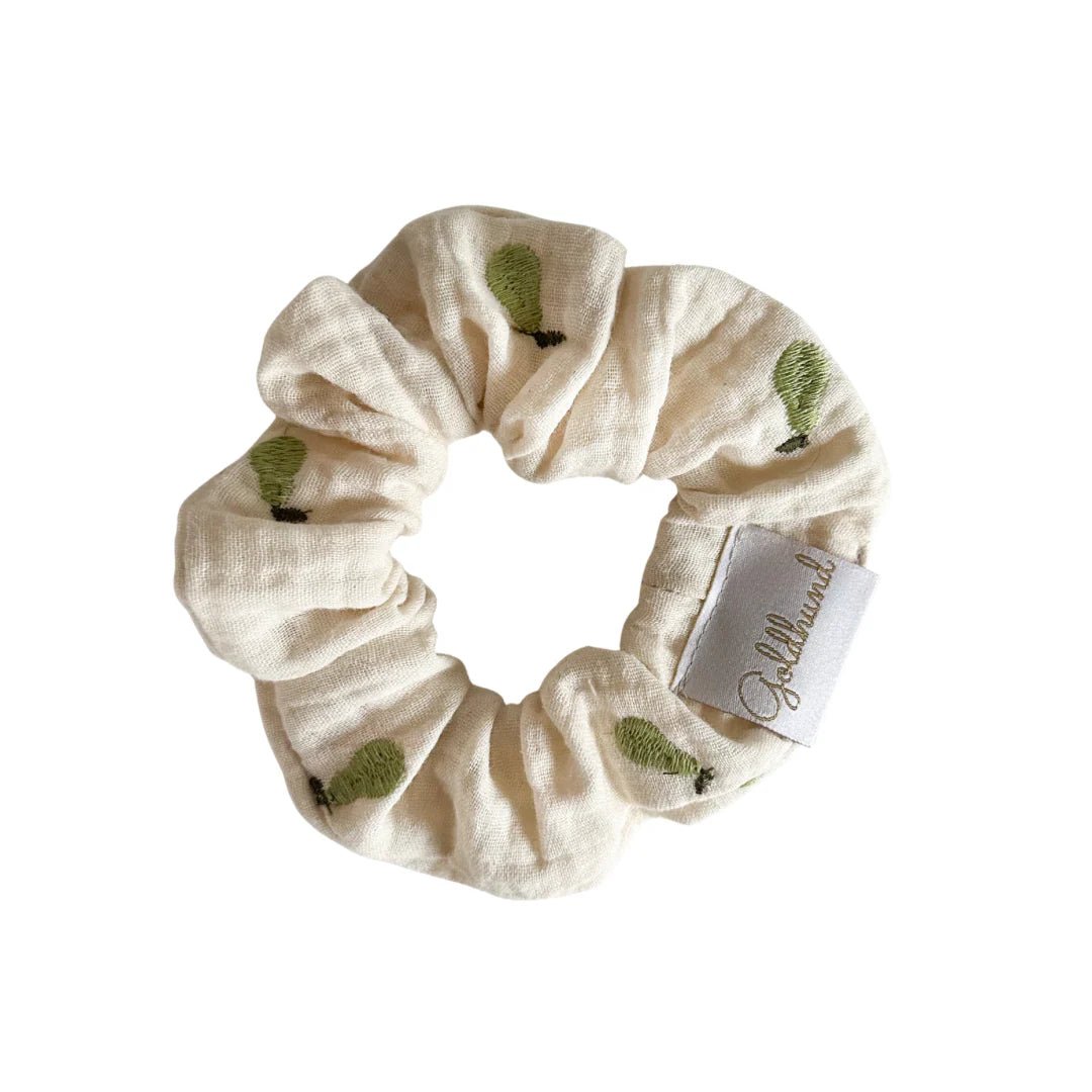 PEAR | Scrunchie mit Birnenstickerei - RudisRudel