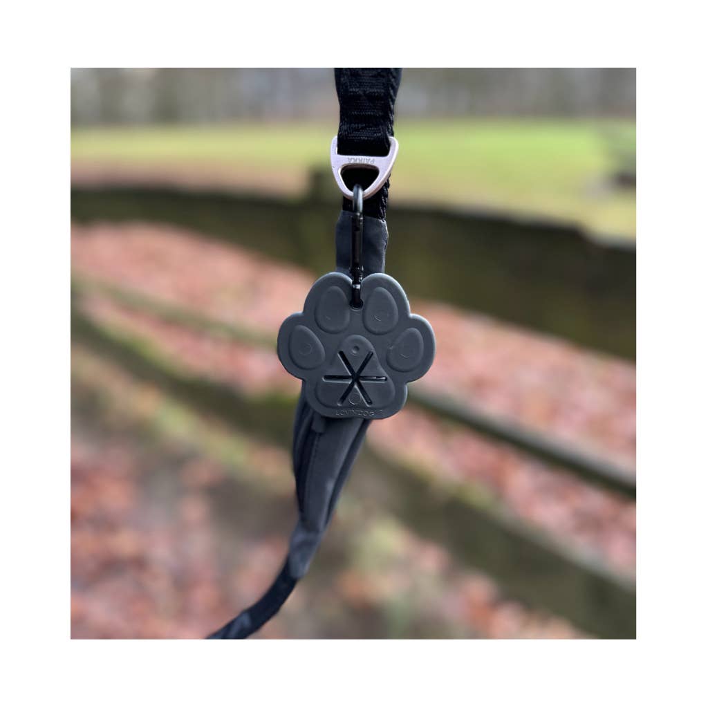 PFOTE | Kotbeutelhalter dunkelgrau - RudisRudel