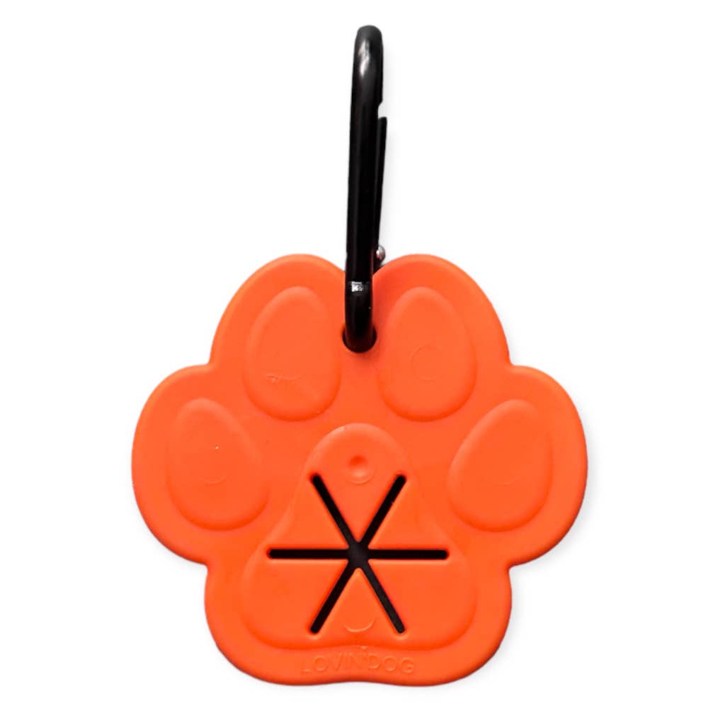 PFOTE | Kotbeutelhalter orange - RudisRudel