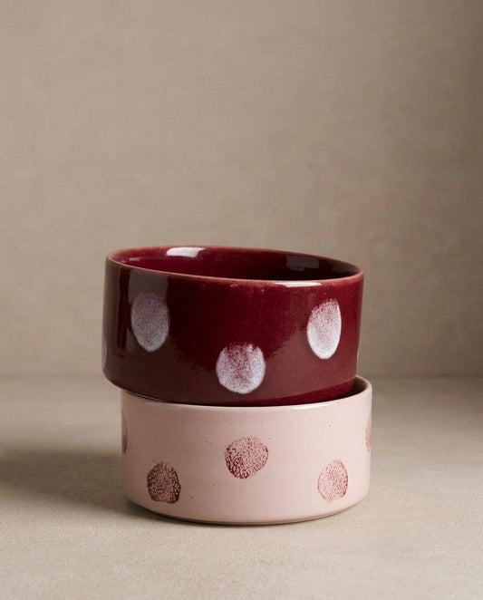 POP DOTS | Dog Bowl Set, 2 Stück, 14cm MIXED - RudisRudel