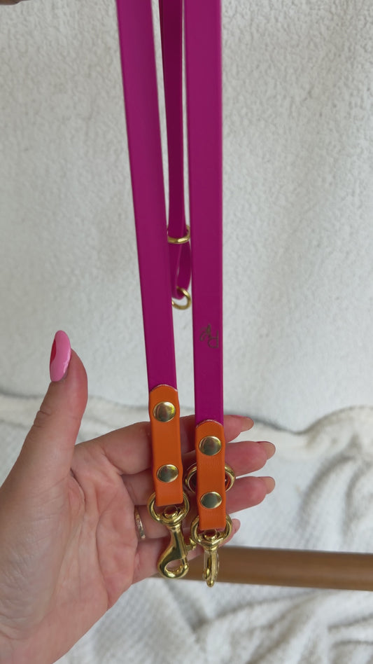 verstellbare Leine aus Biothane 13mm | COLOUR MIX