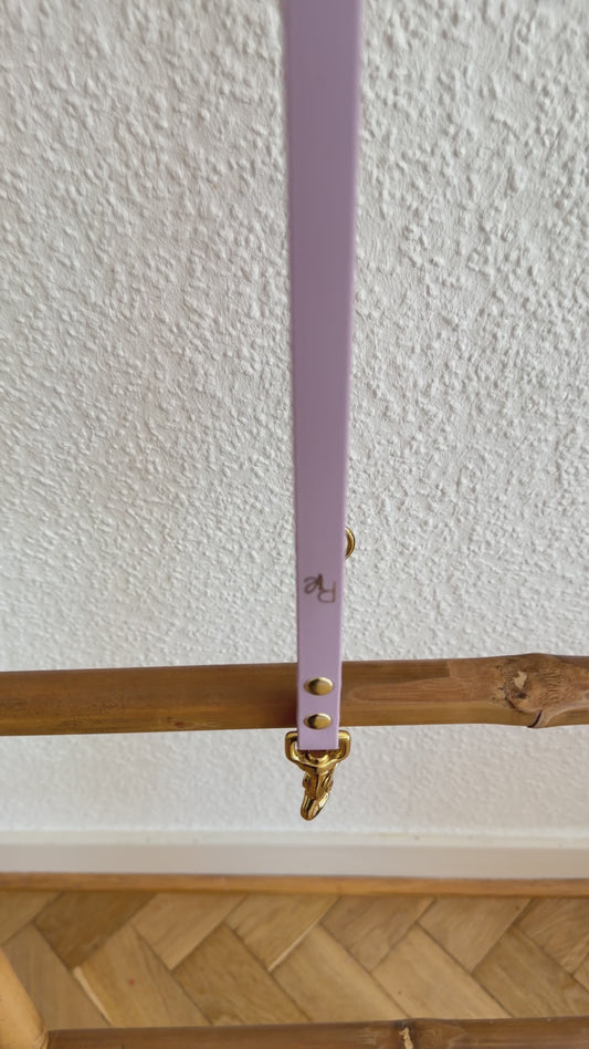 Waxed Leather Hand Loop 15mm LILAC
