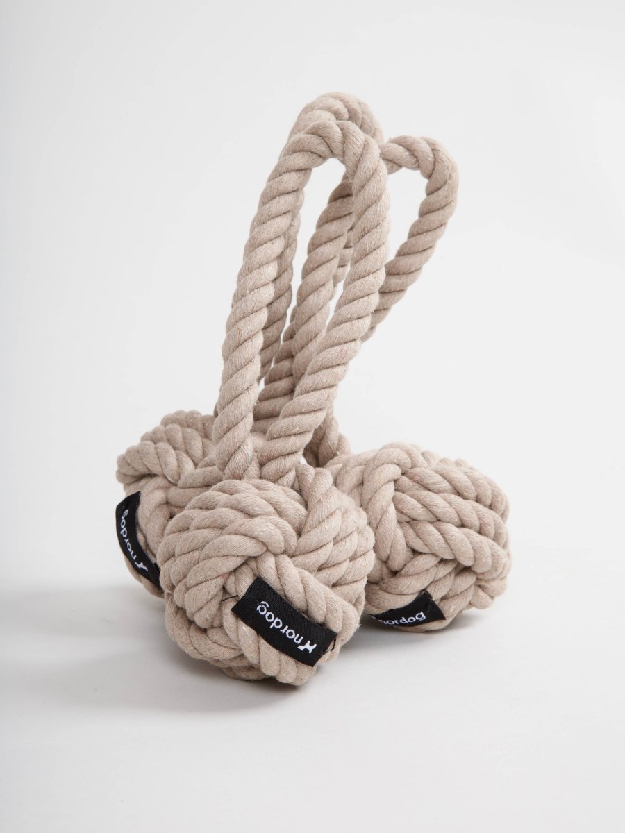 ROPE TOY | Zergelspielzeug, taupe - RudisRudel