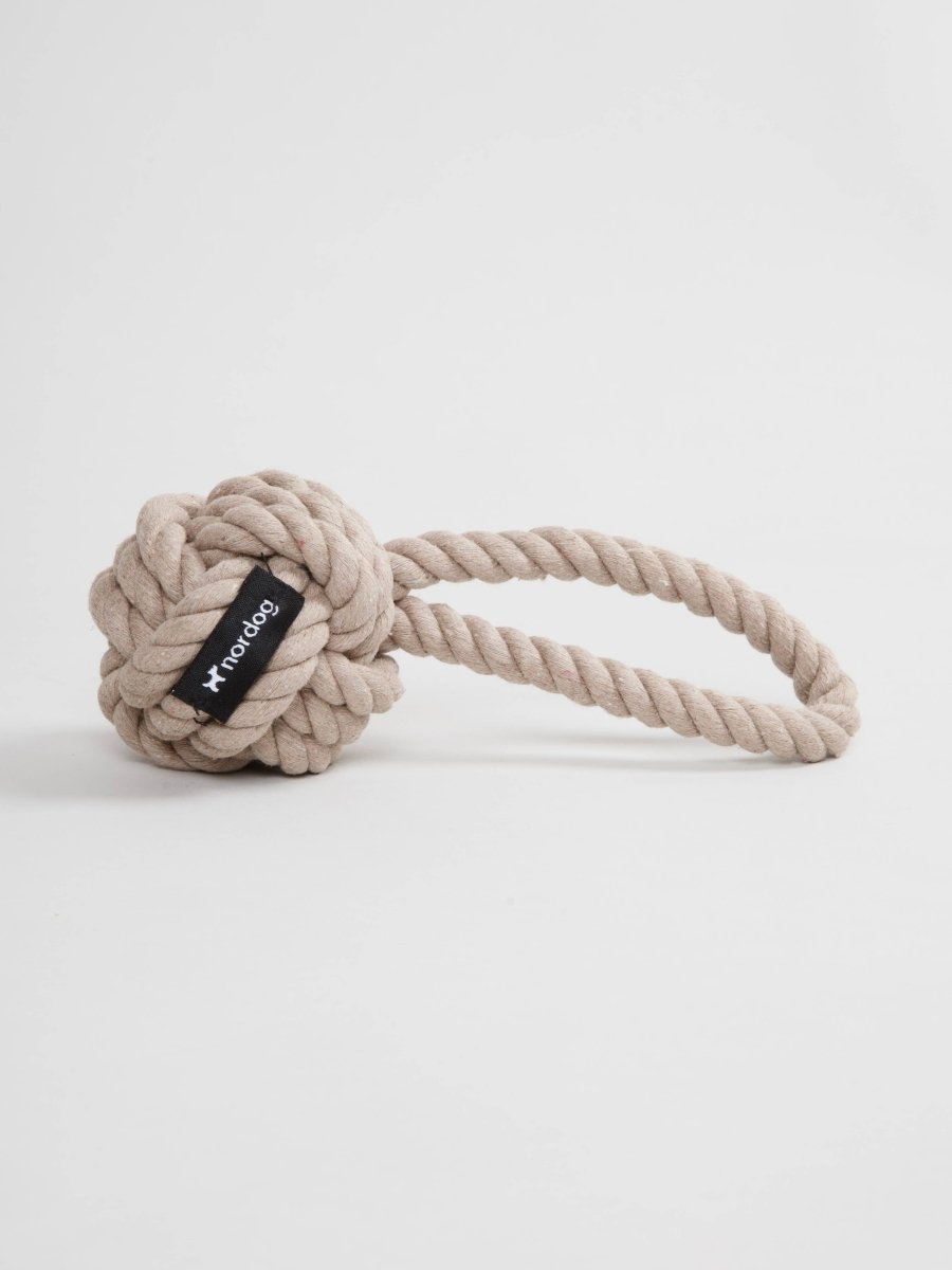 ROPE TOY | Zergelspielzeug, taupe - RudisRudel