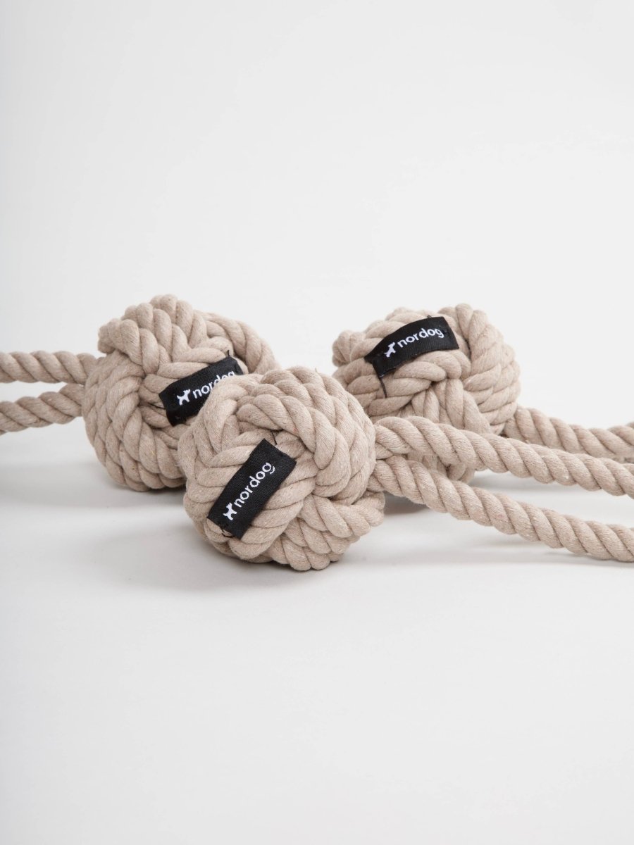 ROPE TOY | Zergelspielzeug, taupe - RudisRudel