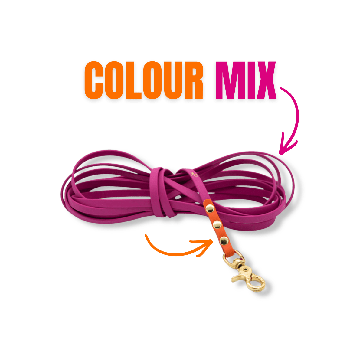 Schleppleine aus Biothane | COLOUR MIX | ALL COLLECTIONS - RudisRudel