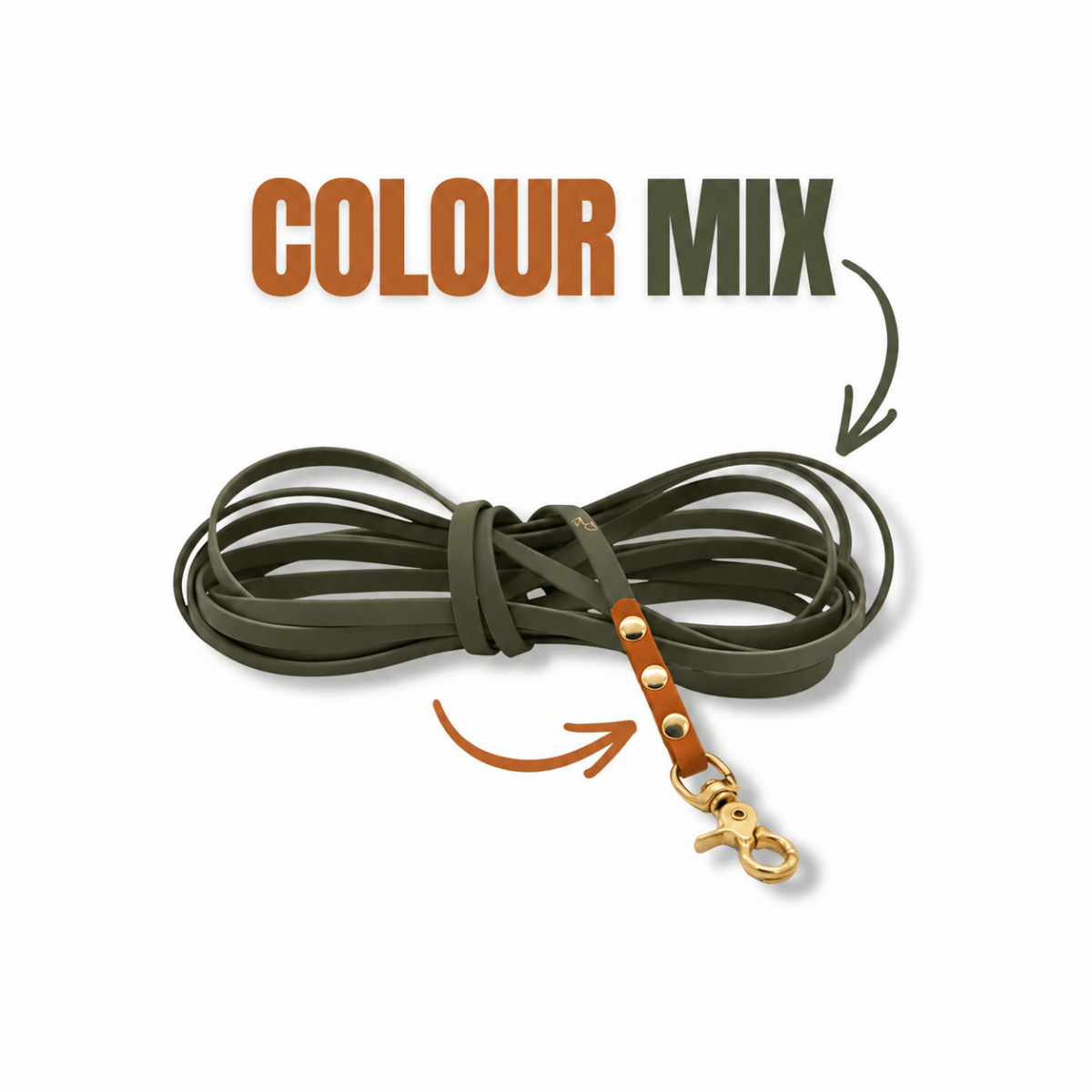 Schleppleine aus Biothane | COLOUR MIX | ALL COLLECTIONS - RudisRudel