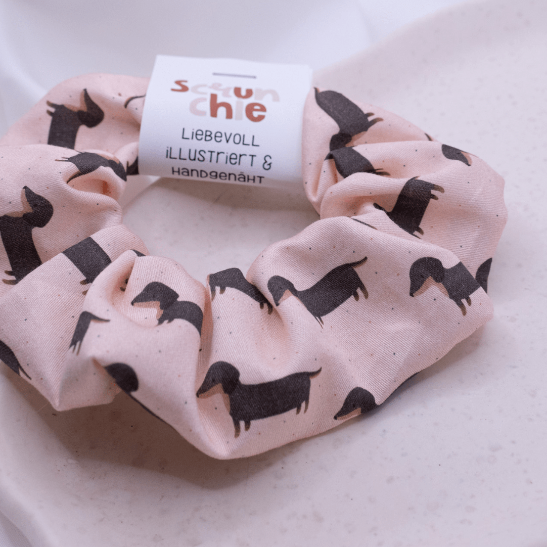 SCRUNCHIE | Dackel Haargummi - RudisRudel