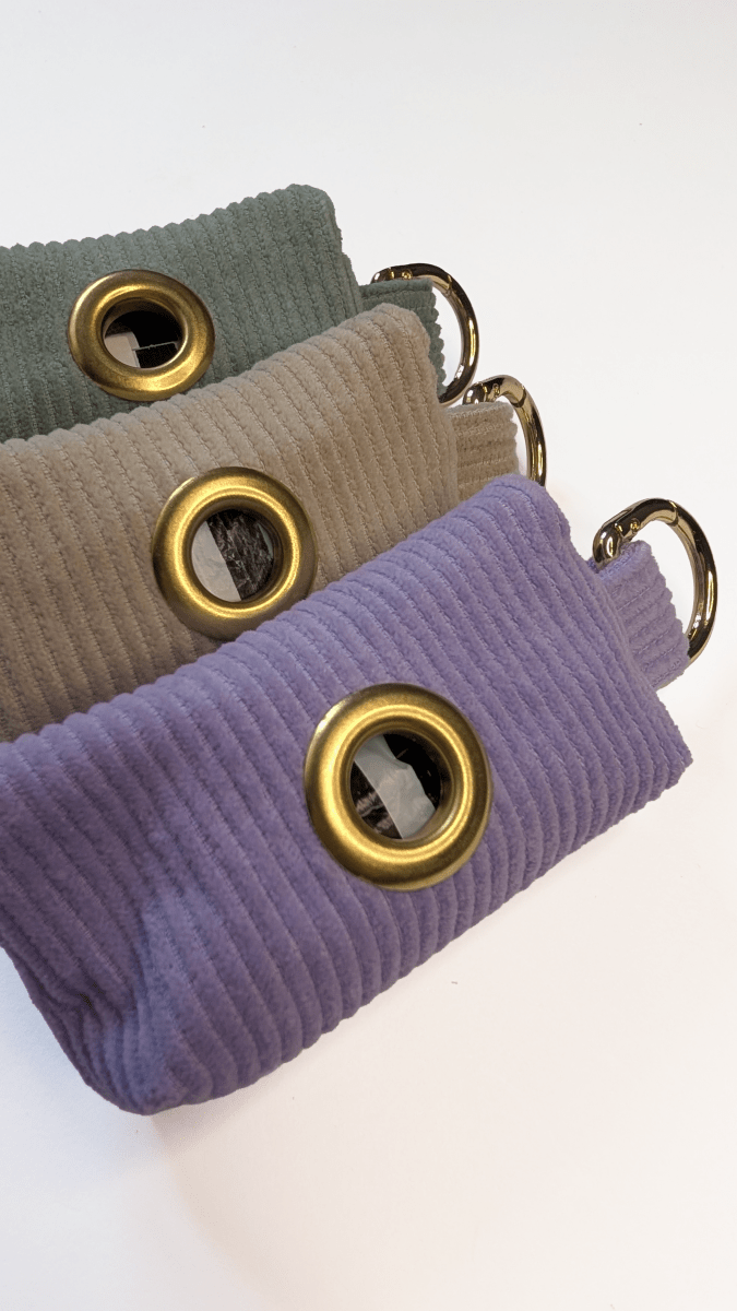 SIDEKICK | Kotbeutelspender aus Cord, beige - RudisRudel