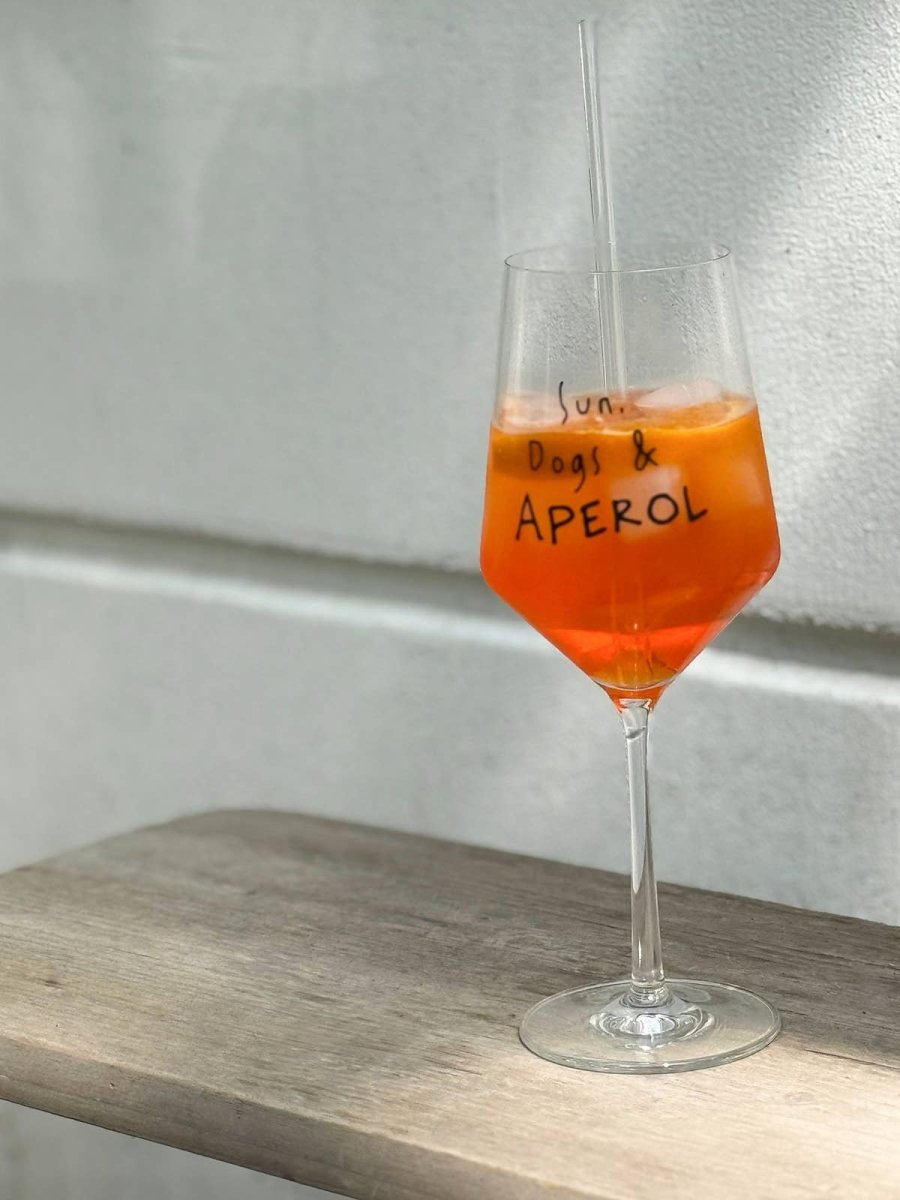 Sun, Dogs & APEROL | Glas 55 cl  - RudisRudel