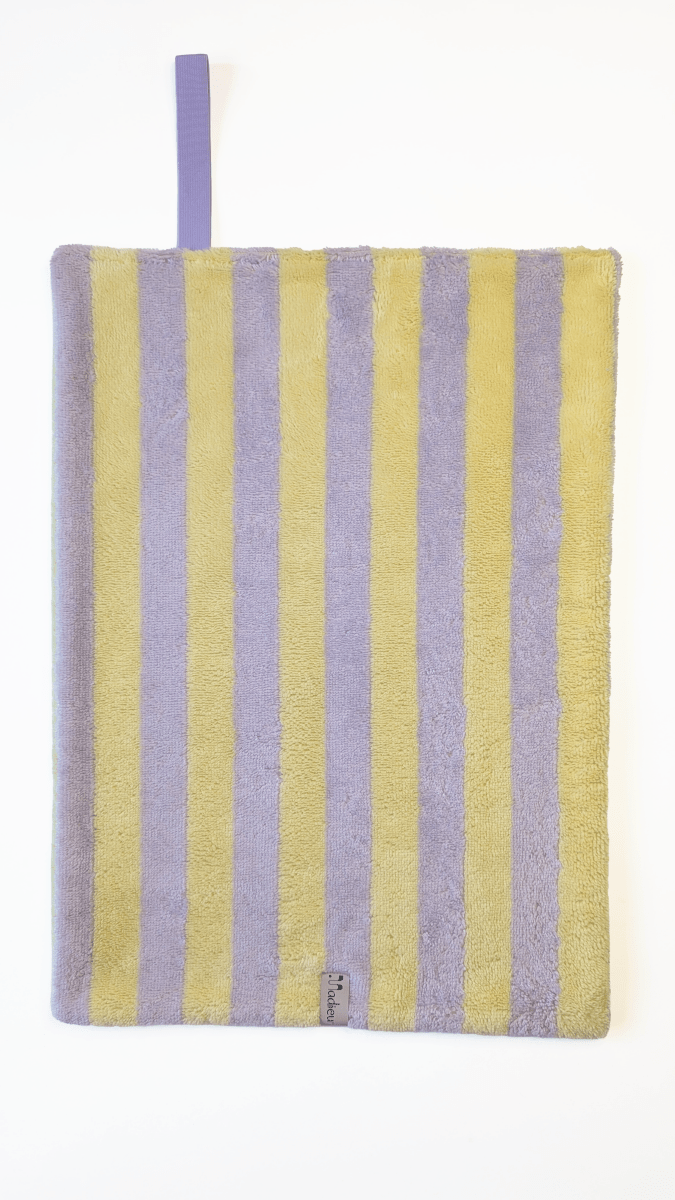 SUNSTRIPES | Pfotentuch flieder/gelb - RudisRudel
