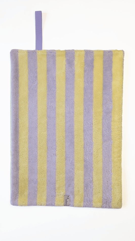 SUNSTRIPES | Pfotentuch flieder/gelb - RudisRudel