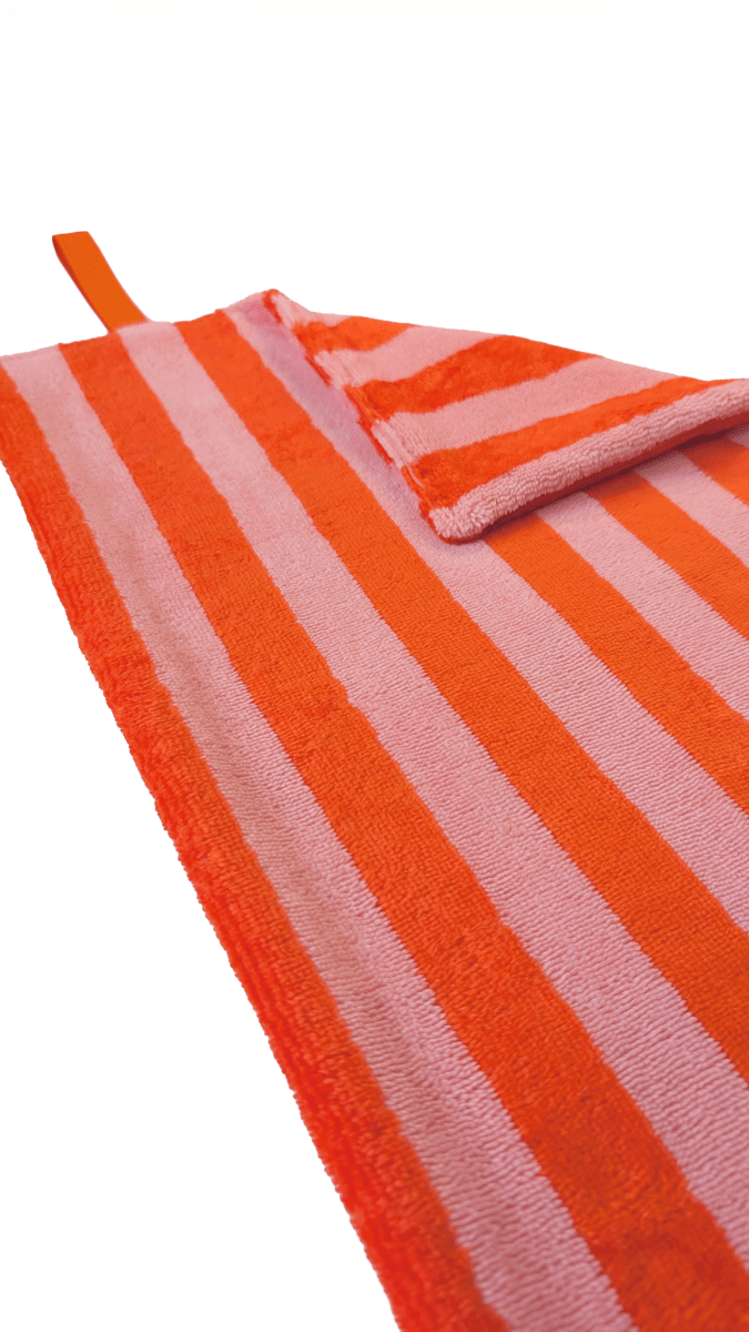 SUNSTRIPES | Pfotentuch orange/rosa - RudisRudel