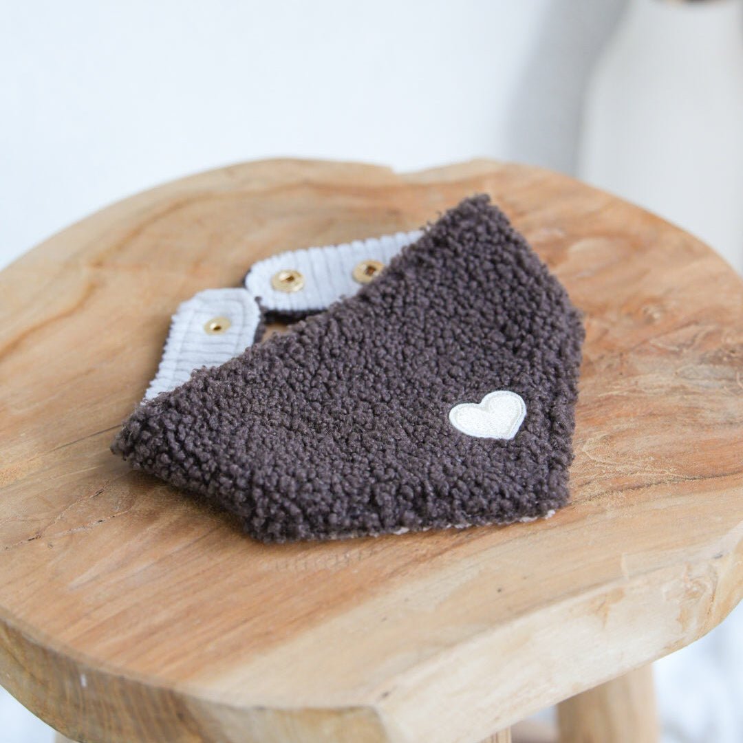 TEDDY HEART | Wendehalstuch mit Herzpatch - RudisRudel