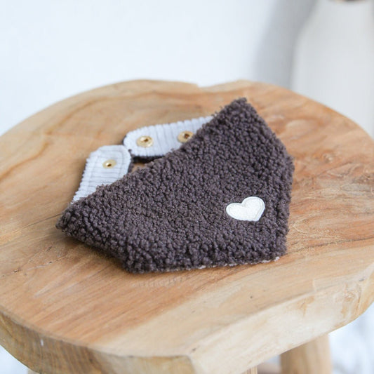 TEDDY HEART | Wendehalstuch mit Herzpatch - RudisRudel