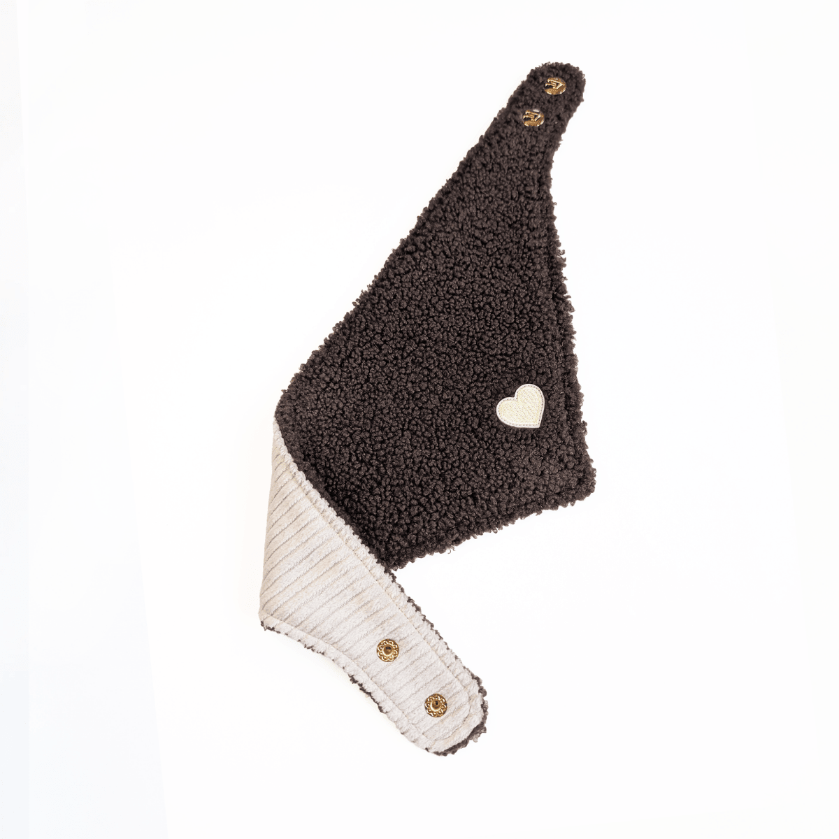 TEDDY HEART | Wendehalstuch mit Herzpatch - RudisRudel