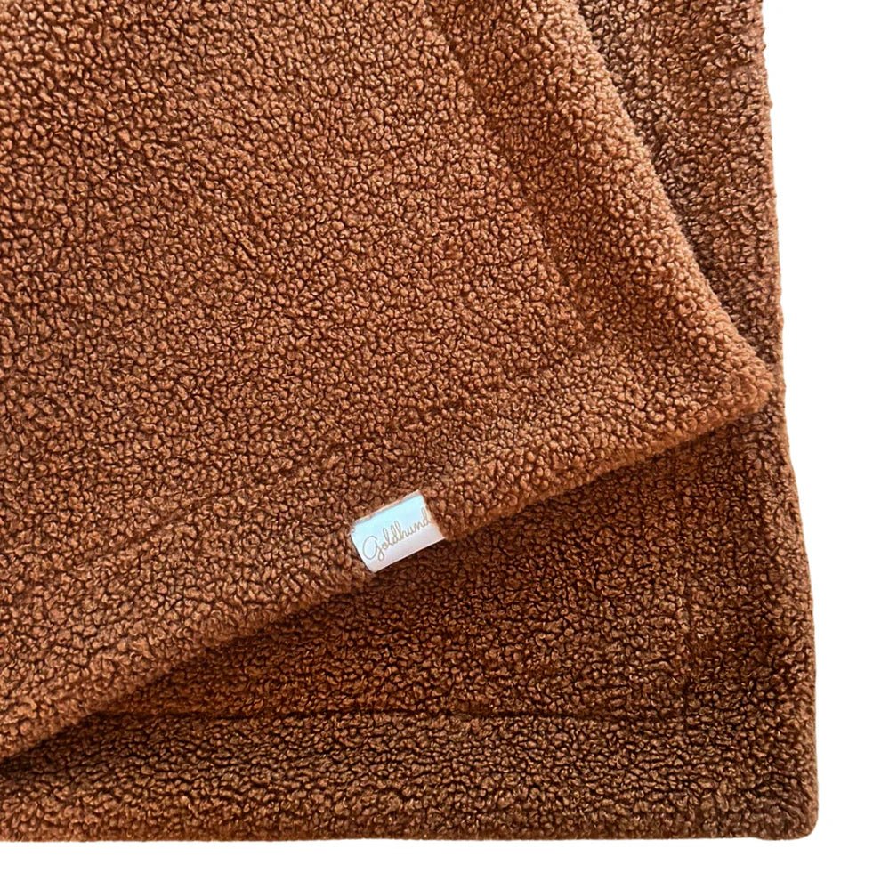 TEDDY | Kuscheldecke cognac - RudisRudel