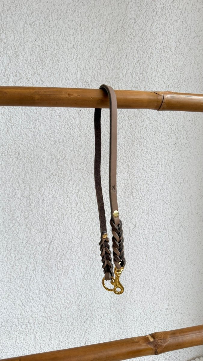 Unterteil Fettleder 10mm TAUPE - RudisRudel