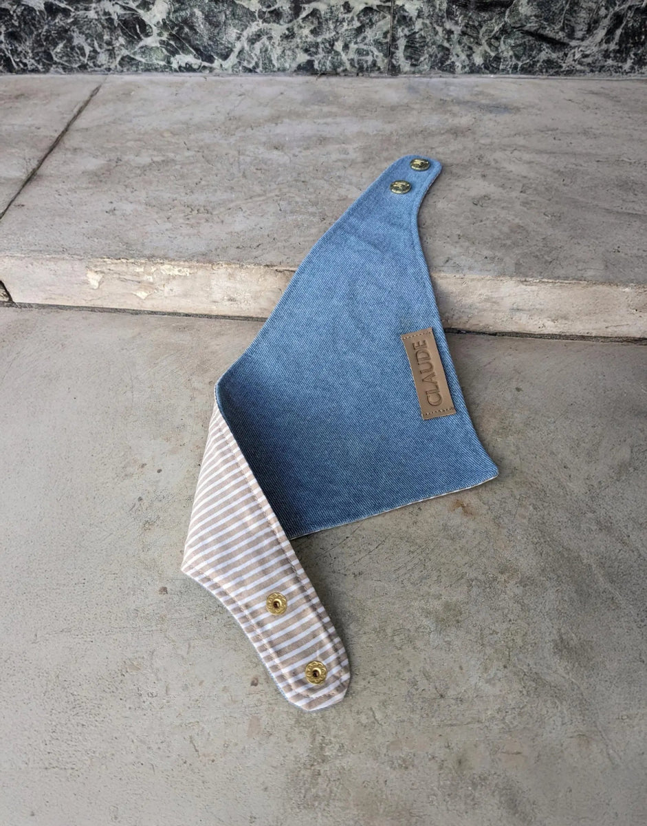 URBAN SOUL | Wendehalstuch jeansblau - RudisRudel