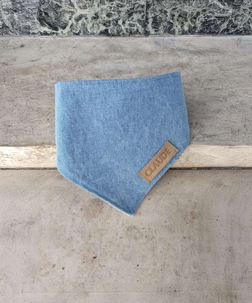 URBAN SOUL | Wendehalstuch jeansblau - RudisRudel