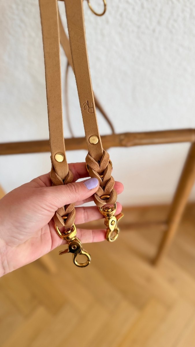 verstellbare Handschlaufe aus Fettleder 15mm | BOHO CHIC COLLECTION - RudisRudel