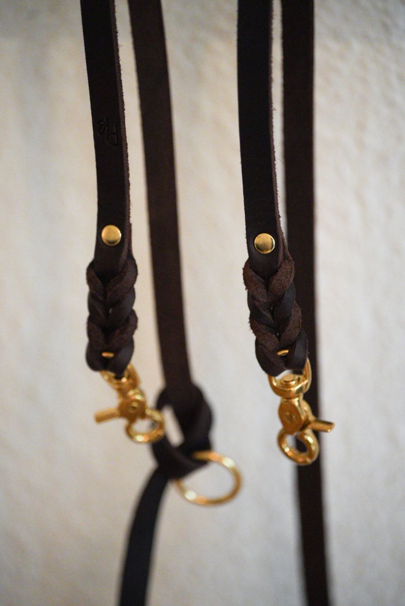 Verstellbare Handschlaufe aus Fettleder | BOHO CHIC - RudisRudel