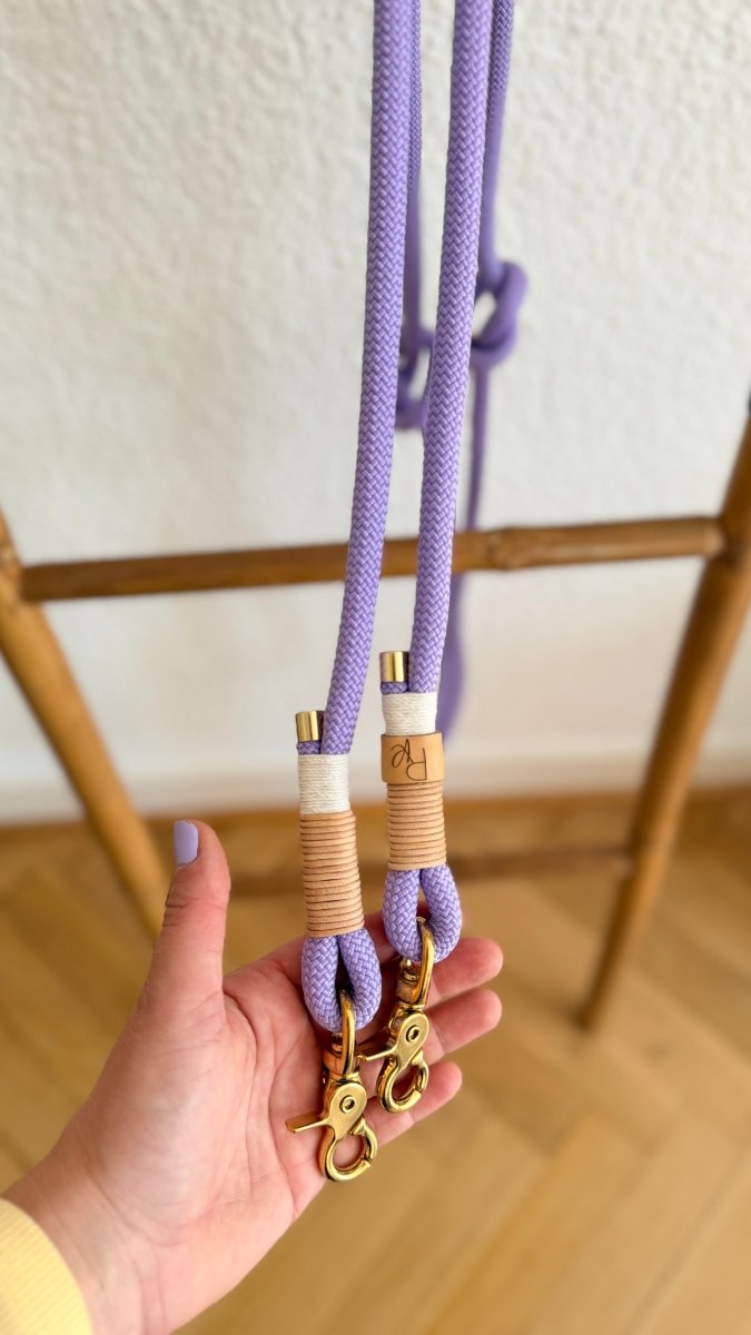 verstellbare Leine aus Tauseil 10mm | PASTEL DREAMS COLLECTION - RudisRudel