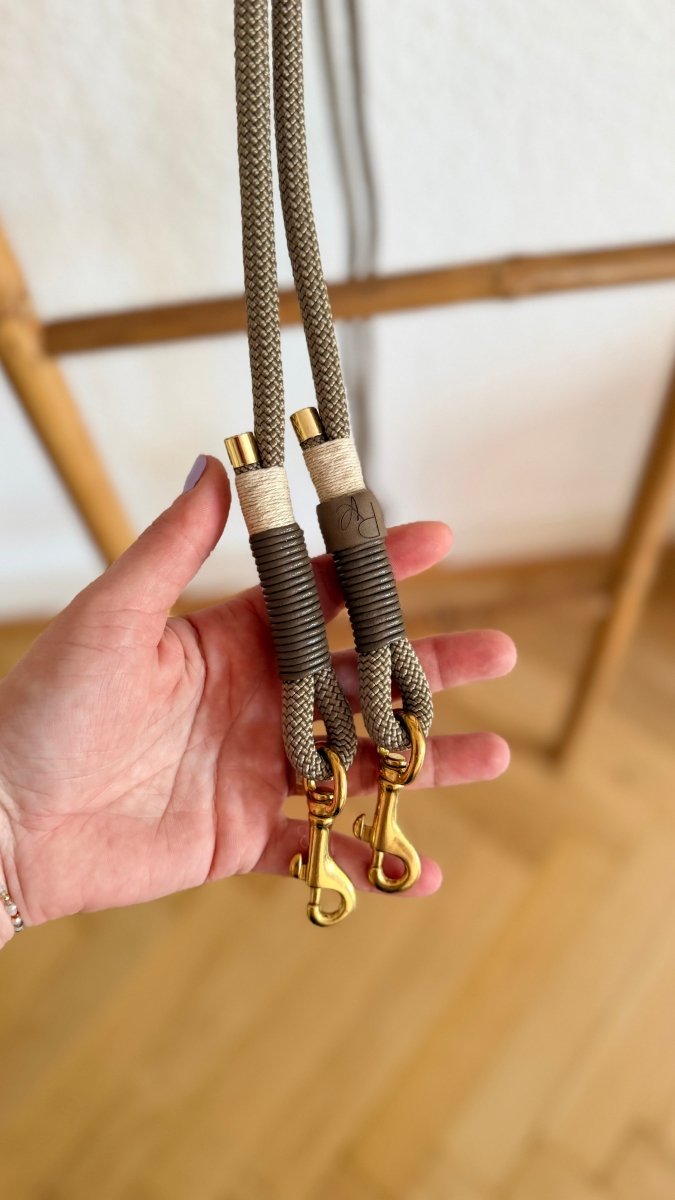 verstellbare Leinen aus Tauseil 8mm | BOHO CHIC COLLECTION - RudisRudel