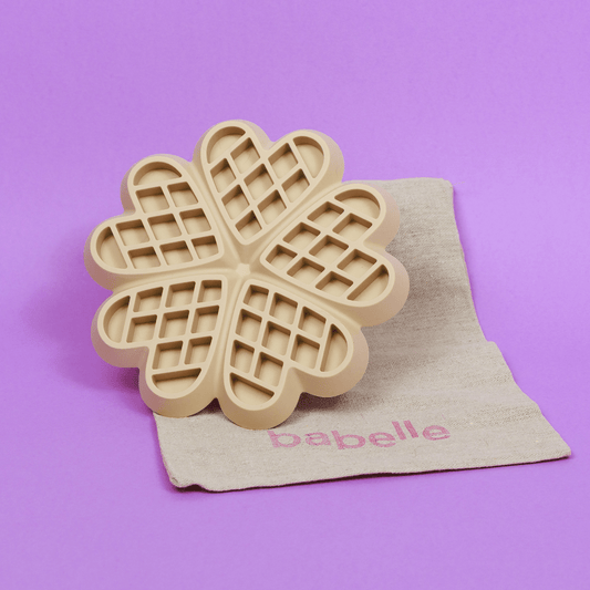 Waffel Schleckmatte - Beige - RudisRudel