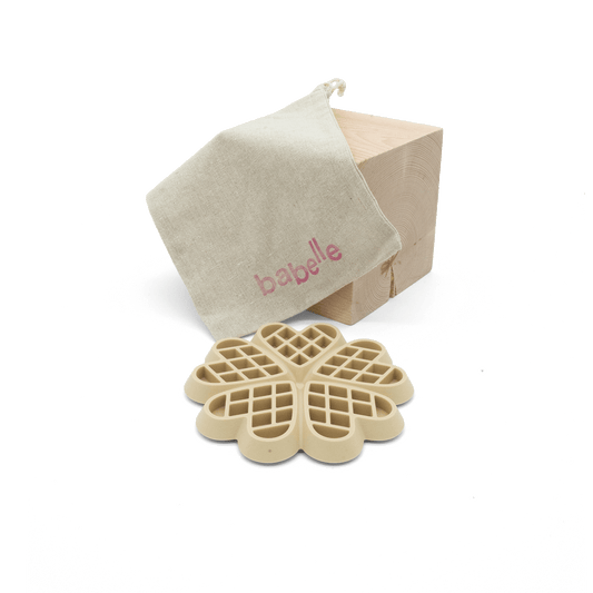 Waffel Schleckmatte - Beige - RudisRudel