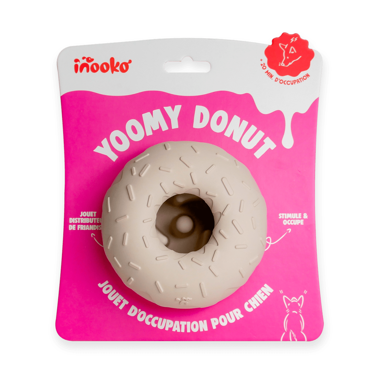 YOOMY DONUT | Beschäftigungsspielzeug, nude - RudisRudel