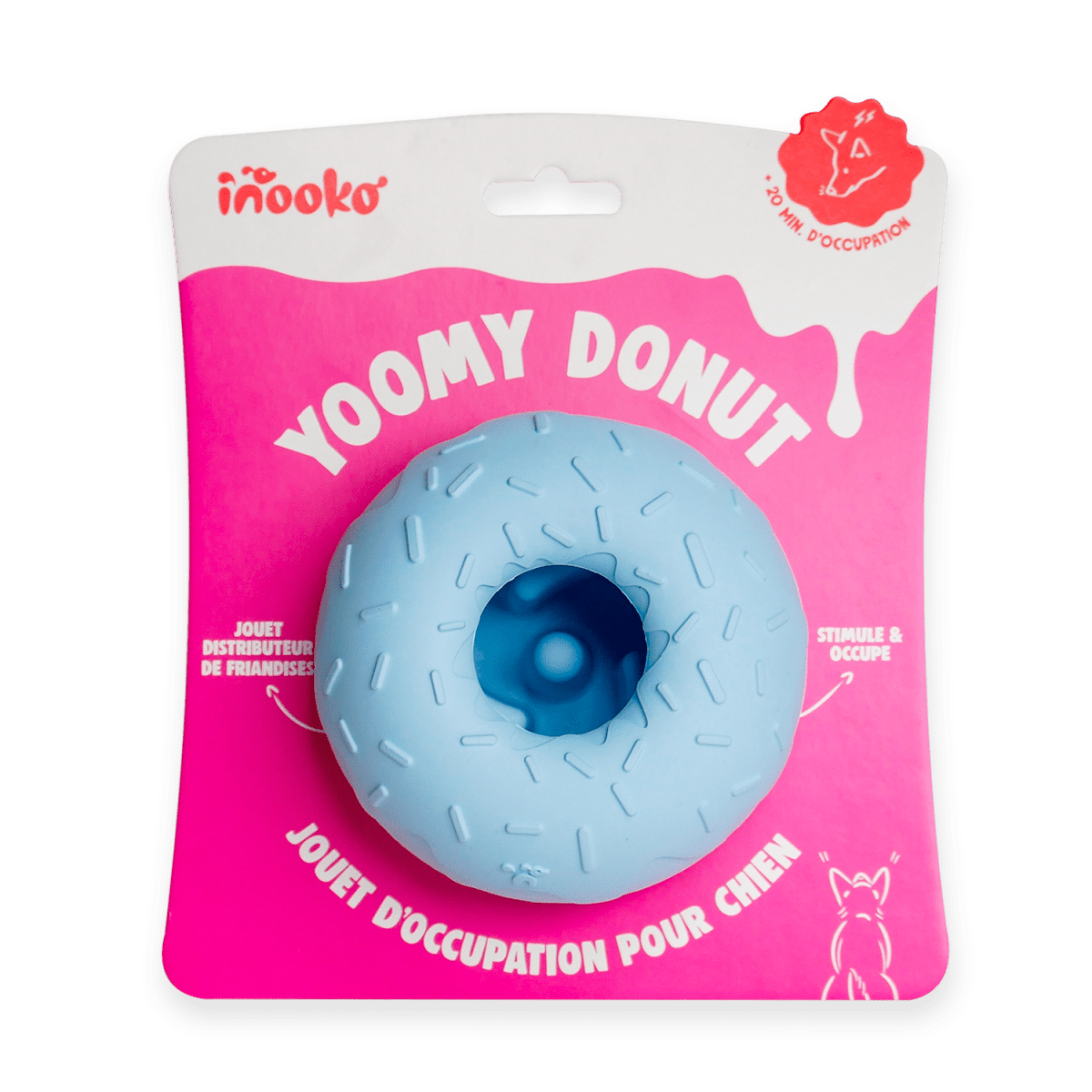 YOOMY DONUT | Beschäftigungsspielzeug, pastellblau - RudisRudel
